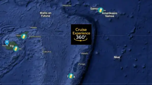 DE CRUISEHAVENS ROND PAPEETE OP DE CRUISE ATLAS